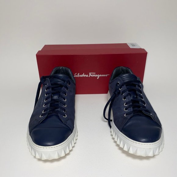 Other - SALVATORE FERRAGAMO Leather Sneakers